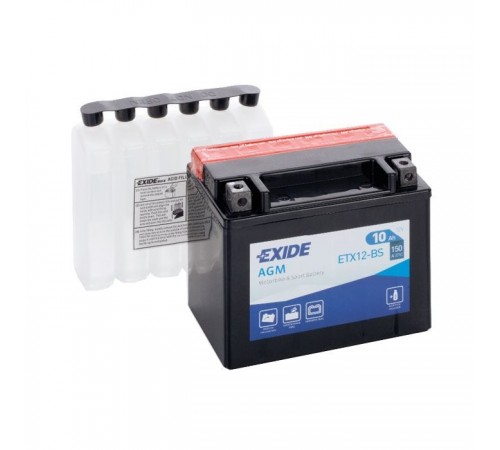 Аккумулятор автомобильный EXIDE AGM 10Ah (+/-) (150EN) (ETX12-BS) Аккумулятор автомобильный EXIDE AGM 10Ah (+/-) (150EN) (ETX12-BS)