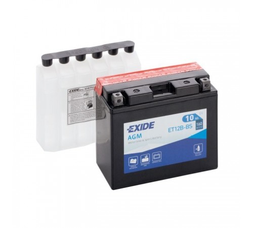 Аккумулятор автомобильный EXIDE AGM 10Ah (+/-) (160EN) (ET12B-BS) Аккумулятор автомобильный EXIDE AGM 10Ah (+/-) (160EN) (ET12B-BS)