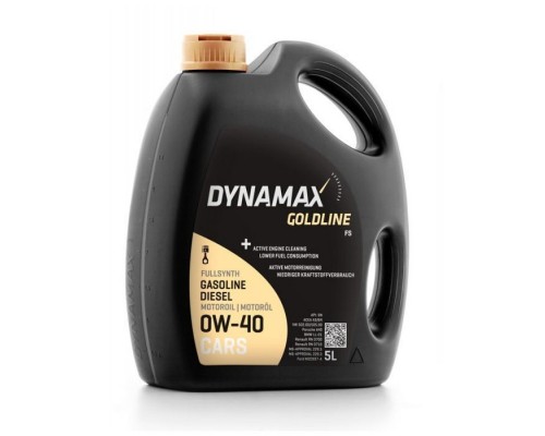 Моторна олива DYNAMAX GOLDLINE FS 0W40 5л (502715) Моторна олива DYNAMAX GOLDLINE FS 0W40 5л (502715)