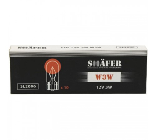 Автолампа SHAFER 12V3WW3W (SL2006) Автолампа SHAFER 12V3WW3W (SL2006)