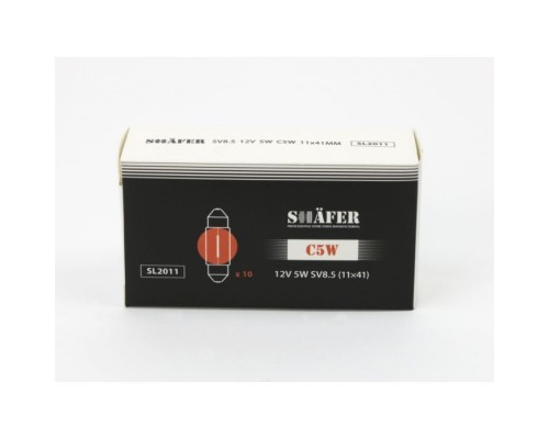 Автолампа SHAFER 12V5WC5WSV8.5 (SL2011) Автолампа SHAFER 12V5WC5WSV8.5 (SL2011)
