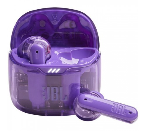 Навушники JBL Tune Flex Ghost Edition Purple (JBLTFLEXGPUR) Навушники JBL Tune Flex Ghost Edition Purple (JBLTFLEXGPUR)