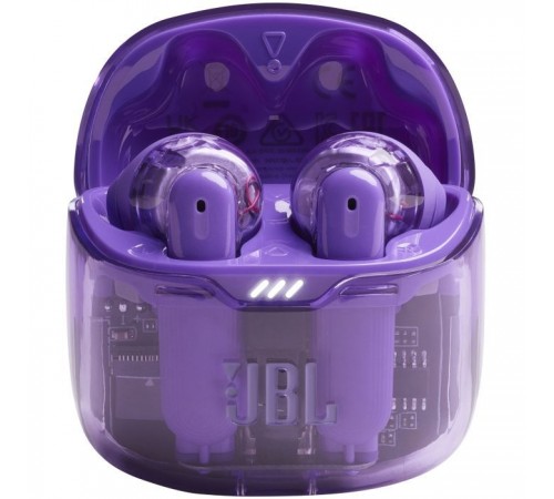 Навушники JBL Tune Flex Ghost Edition Purple (JBLTFLEXGPUR) Навушники JBL Tune Flex Ghost Edition Purple (JBLTFLEXGPUR)