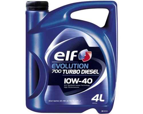 Моторна олива ELF EVOL. 700 Turbo Diesel 10w40 4л Моторна олива ELF EVOL. 700 Turbo Diesel 10w40 4л
