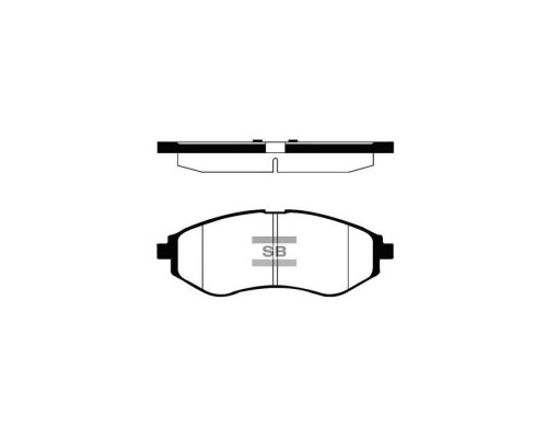 Тормозные колодки HI-Q SP1158 Тормозные колодки HI-Q SP1158