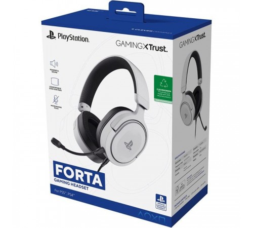 Навушники Trust GXT 498 Forta for PS5 White (24716) Навушники Trust GXT 498 Forta for PS5 White (24716)