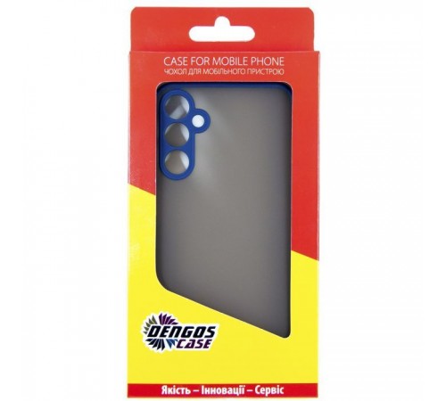 Чохол до мобільного телефона Dengos Matte Samsung Galaxy M14 5G (blue) (DG-TPU-MATT-125) Чохол до мобільного телефона Dengos Matte Samsung Galaxy M14 5G (blue) (DG-TPU-MATT-125)