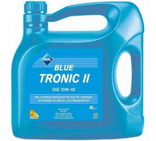 Моторна олива Aral BlueTronic II 10W-40, 4л (74468) Моторна олива Aral BlueTronic II 10W-40, 4л (74468)