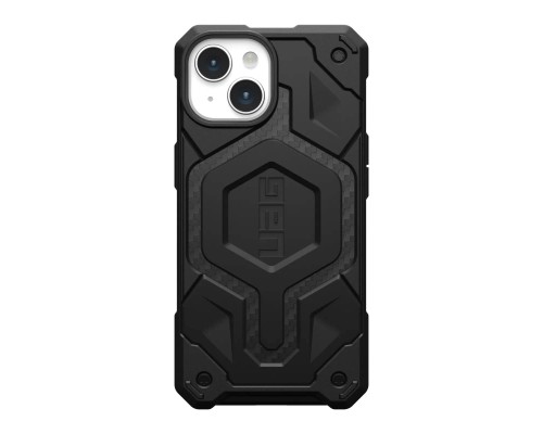 Чохол до мобільного телефона UAG Apple iPhone 15 Monarch Pro Magsafe, Carbon Fiber (114219114242) Чохол до мобільного телефона UAG Apple iPhone 15 Monarch Pro Magsafe, Carbon Fiber (114219114242)