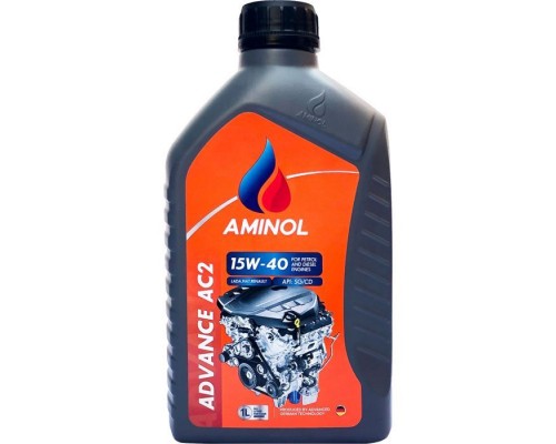 Моторное масло Aminol Advance AC2 15W40 1л (AM164943) Моторное масло Aminol Advance AC2 15W40 1л (AM164943)