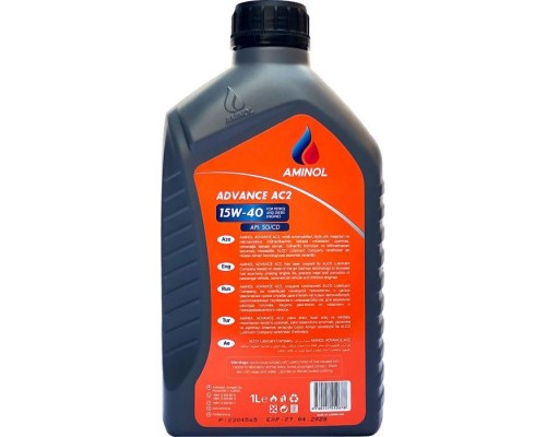 Моторное масло Aminol Advance AC2 15W40 1л (AM164943) Моторное масло Aminol Advance AC2 15W40 1л (AM164943)