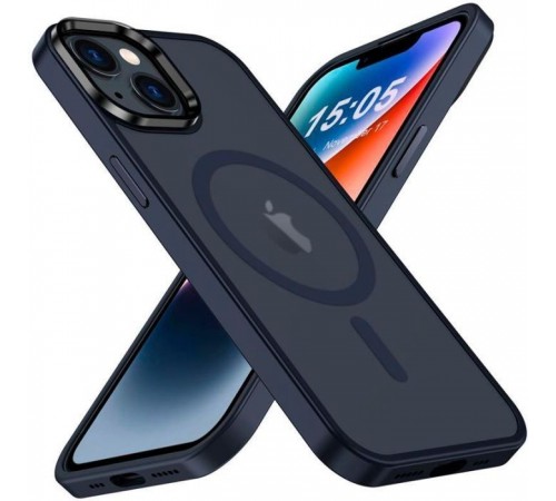 Чехол для мобильного телефона 2E Basic Apple iPhone 15 Soft Touch MagSafe Cover Dark Blue (2E-IPH-15-OCLS-DL) Чехол для мобильного телефона 2E Basic Apple iPhone 15 Soft Touch MagSafe Cover Dark Blue (2E-IPH-15-OCLS-DL)