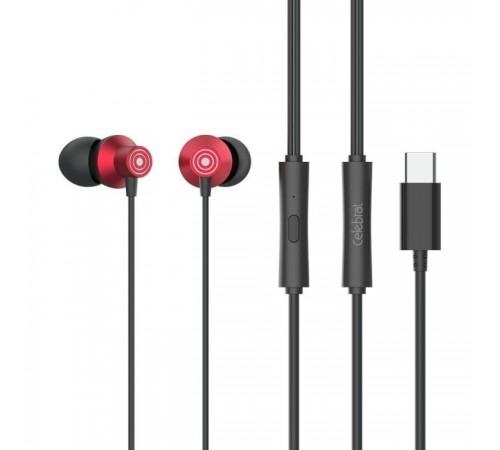 Наушники Celebrat D15 Red (1006639) Наушники Celebrat D15 Red (1006639)