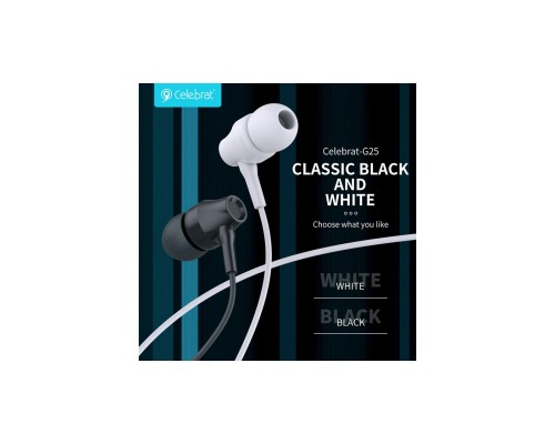 Навушники Celebrat G25 White (1006645) Навушники Celebrat G25 White (1006645)