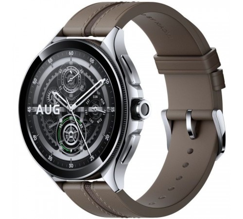 Смарт-годинник Xiaomi Watch 2 Pro Bluetooth Silver Case with Brown Leather Strap (1006733) Смарт-годинник Xiaomi Watch 2 Pro Bluetooth Silver Case with Brown Leather Strap (1006733)