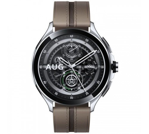 Смарт-годинник Xiaomi Watch 2 Pro Bluetooth Silver Case with Brown Leather Strap (1006733) Смарт-годинник Xiaomi Watch 2 Pro Bluetooth Silver Case with Brown Leather Strap (1006733)