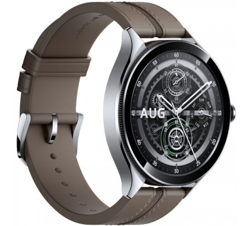 Смарт-годинник Xiaomi Watch 2 Pro Bluetooth Silver Case with Brown Leather Strap (1006733) Смарт-годинник Xiaomi Watch 2 Pro Bluetooth Silver Case with Brown Leather Strap (1006733)