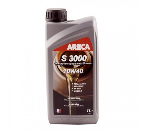 Моторна олива Areca S3000 10W-40 1л (50889) Моторна олива Areca S3000 10W-40 1л (50889)