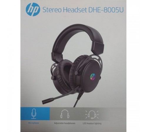 Навушники HP DHE-8005 Gaming USB 7.1 Black (DHE-8005U) Навушники HP DHE-8005 Gaming USB 7.1 Black (DHE-8005U)
