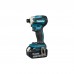 Шуруповерт Makita LXT, 18V, 2x5Ah, 180Нм, MakPac (DTD172RTJ)