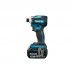 Шуруповерт Makita LXT, 18V, 2x5Ah, 180Нм, MakPac (DTD172RTJ)