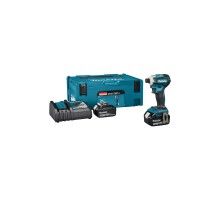 Шуруповерт Makita LXT, 18V, 2x5Ah, 180Нм, MakPac (DTD172RTJ)