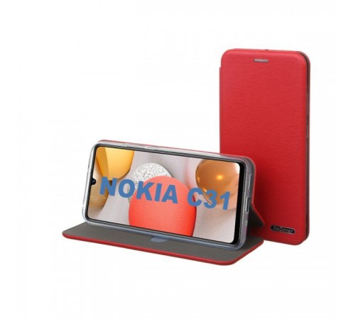Чохол до мобільного телефона BeCover Exclusive Nokia C31 Burgundy Red (710246) Чохол до мобільного телефона BeCover Exclusive Nokia C31 Burgundy Red (710246)