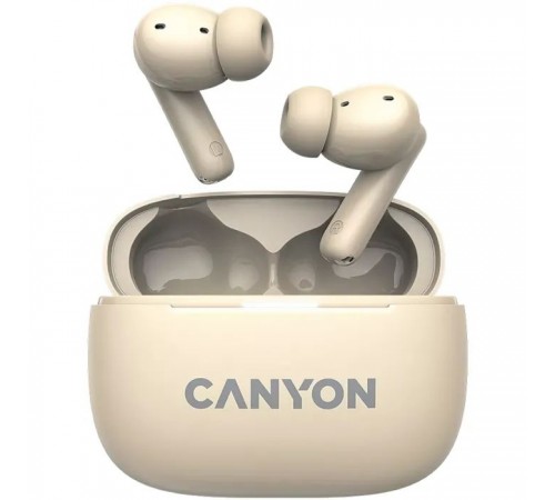 Навушники Canyon TWS-10 OnGo ANC ENC Beige (CNS-TWS10BG) Навушники Canyon TWS-10 OnGo ANC ENC Beige (CNS-TWS10BG)