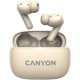 Навушники Canyon TWS-10 OnGo ANC ENC Beige (CNS-TWS10BG)