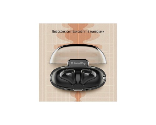 Навушники ColorWay Slim TWS-2 Earbuds Black (CW-TWS2BK) Навушники ColorWay Slim TWS-2 Earbuds Black (CW-TWS2BK)