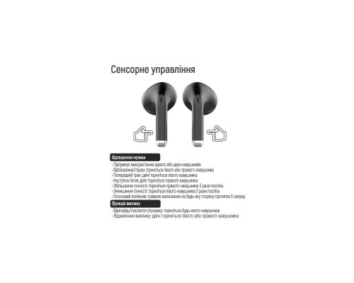 Навушники ColorWay Slim TWS-2 Earbuds Black (CW-TWS2BK) Навушники ColorWay Slim TWS-2 Earbuds Black (CW-TWS2BK)