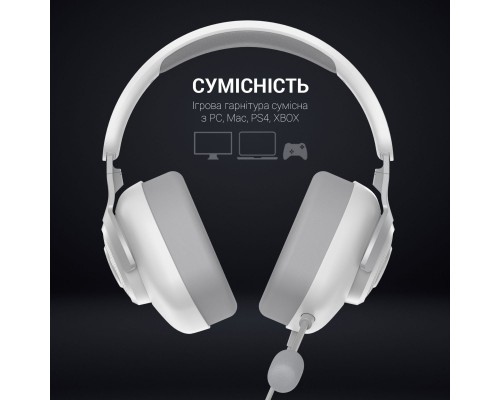 Навушники GamePro HS590W White (HS590W) Навушники GamePro HS590W White (HS590W)