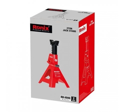 Домкрат Ronix комплект 2шт домкар-подставка, 2т (RH-4940) Домкрат Ronix комплект 2шт домкар-подставка, 2т (RH-4940)