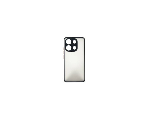 Чехол для мобильного телефона Dengos Kit for Xiaomi Redmi Note 13 4G case + glass (Black) (DG-KM-66)