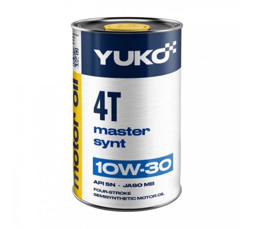 Моторна олива Yuko MASTER SYNT 4T 10-30 0,6л (4823110403273) Моторна олива Yuko MASTER SYNT 4T 10-30 0,6л (4823110403273)
