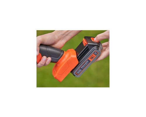 Кущоріз Black&Decker 18 В, 2Ah, насадки- 20 см/8 мм, 10 см/18 мм, (BCSS18D1) Кущоріз Black&Decker 18 В, 2Ah, насадки- 20 см/8 мм, 10 см/18 мм, (BCSS18D1)