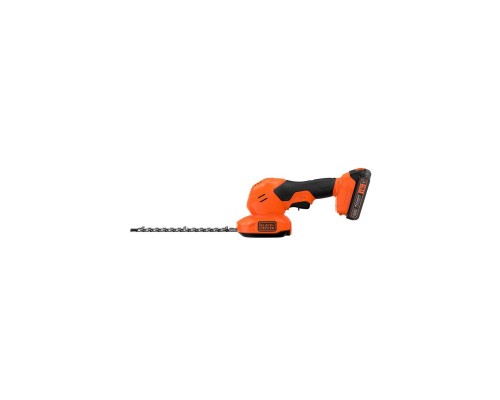 Кущоріз Black&Decker 18 В, 2Ah, насадки- 20 см/8 мм, 10 см/18 мм, (BCSS18D1) Кущоріз Black&Decker 18 В, 2Ah, насадки- 20 см/8 мм, 10 см/18 мм, (BCSS18D1)