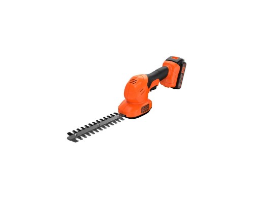 Кущоріз Black&Decker 18 В, 2Ah, насадки- 20 см/8 мм, 10 см/18 мм, (BCSS18D1) Кущоріз Black&Decker 18 В, 2Ah, насадки- 20 см/8 мм, 10 см/18 мм, (BCSS18D1)