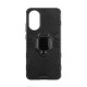 Чохол до мобільного телефона ColorWay AntiShock Magnet Ring Oppo A78 black (CW-CAMROA78-BK)