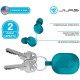Навушники Jlab JBuds Mini Aqua Teal (IEUEBJBMINIRAQUA124)