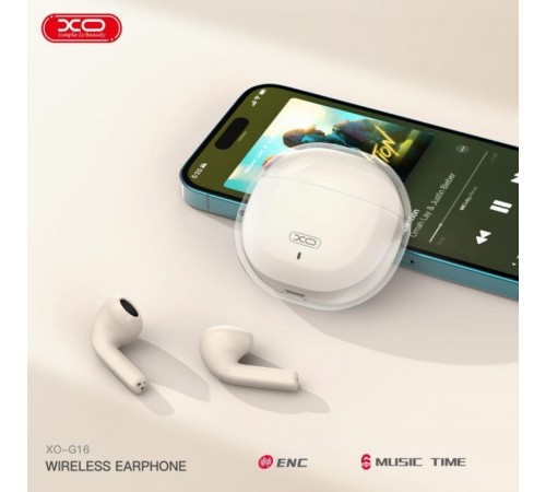 Навушники XO G16 ENC White (XO-G16WH) Навушники XO G16 ENC White (XO-G16WH)