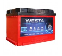Аккумулятор автомобильный Westa 6CT-63 А (0) RED EFB