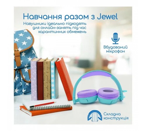 Навушники Promate Jewel Aqua (jewel.aqua) Навушники Promate Jewel Aqua (jewel.aqua)