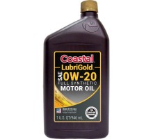 Моторна олива Coastal LubriGold Full Synthetic 0W20, 0,946л
