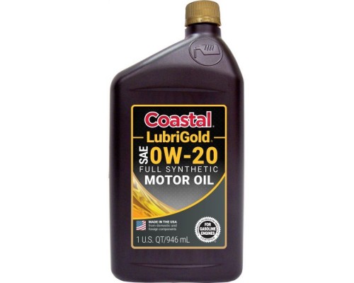 Моторна олива Coastal LubriGold Full Synthetic 0W20, 0,946л