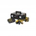 Шлифовальная машина DeWALT 18В XR Li-lon FLEXVOLT, 6Ah, 125 мм, 9000 об/мин, вес 1.81 кг (DCG409T1)