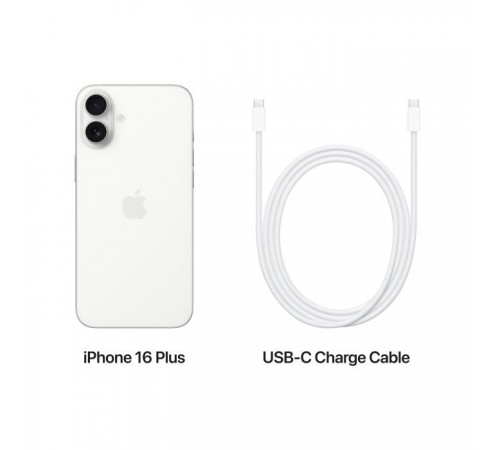Мобильный телефон Apple iPhone 16 Plus 128GB White (MXVV3) Мобильный телефон Apple iPhone 16 Plus 128GB White (MXVV3)