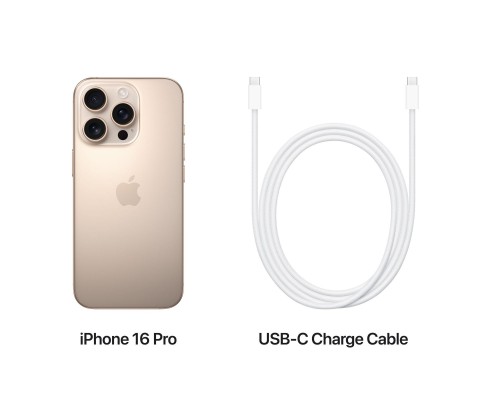 Мобильный телефон Apple iPhone 16 Pro 128GB Desert Titanium (MYNF3) Мобильный телефон Apple iPhone 16 Pro 128GB Desert Titanium (MYNF3)