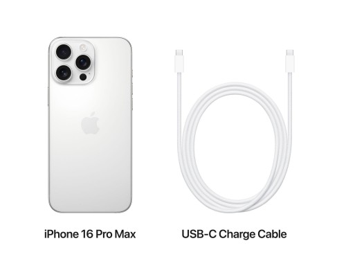 Мобільний телефон Apple iPhone 16 Pro Max 256GB White Titanium (MYWW3) Мобільний телефон Apple iPhone 16 Pro Max 256GB White Titanium (MYWW3)