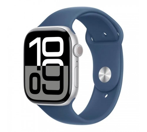 Смарт-годинник Apple Watch Series 10 GPS 46mm Silver Aluminium Case with Denim Sport Band - S/M (MWWL3QH/A) Смарт-годинник Apple Watch Series 10 GPS 46mm Silver Aluminium Case with Denim Sport Band - S/M (MWWL3QH/A)